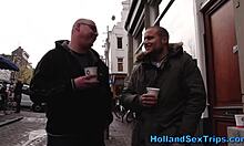 하이힐을 신은 네덜란드 창녀가 고화질에서 구강 쾌감을 주는 HD 비디오