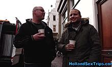 HD-video hollantilaisesta prostituoidusta, joka antaa suullista nautintoa korkokengissä