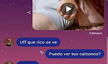 Petite Mexicaine discute et se masturbe pour une vidéo maison