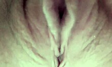 Close up of moist mature pussy in amateur video