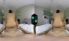 VR - Yatakta azgın bir çiftin sıcak buharlı eylemi