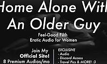 Berterima kasihlah pada seorang pria tua yang berpengalaman atas perawatan pasca-coitalnya dalam pengalaman audio erotis ini