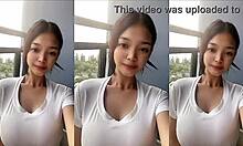 Chińska nastolatka z dużymi piersiami w kompilacji TikTok
