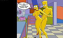 Marge, een ondeugende huisvrouw, wordt anaal gepenetreerd in de sportschool en thuis tijdens de afwezigheid van haar man, met als achtergrond een humoristische Hentai-cartoon met Simpsons-thema