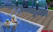Хината и нейната приятелка Мадара се наслаждават на ден в басейна и се занимават с взаимна мастурбация, като Хината предлага да зарадва приятелката си анално