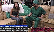 Η Aria Nicole, μια γυναίκα ασθενής στην Τάμπα, γαμιέται από τον pervdoctor μετά από γυναικολογική εξέταση