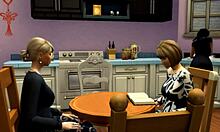 Sims 4 kız gecesi - Arkadaşlarıyla bir parodi