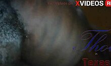 Masturbatie en kutje neuken met een Afrikaanse Amerikaanse milf in HD-video