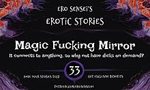 Femdom masturbacija s čarobnim ogledalom in erotičnim zvokom za ženske